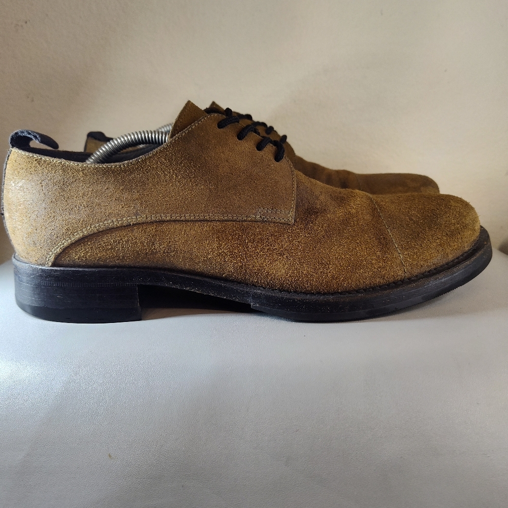 Miu Miu Men's Oxford Derby Suede Brown Sz 10.5